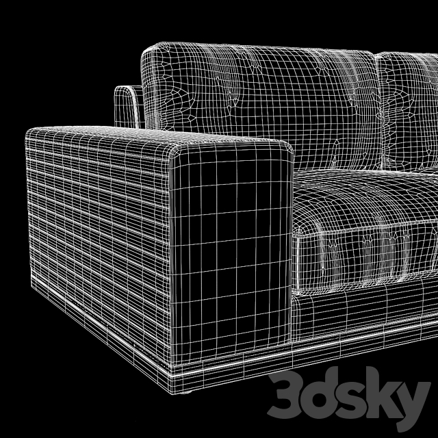 Longi – Cohen Sofa 3ds Max - thumbnail 3