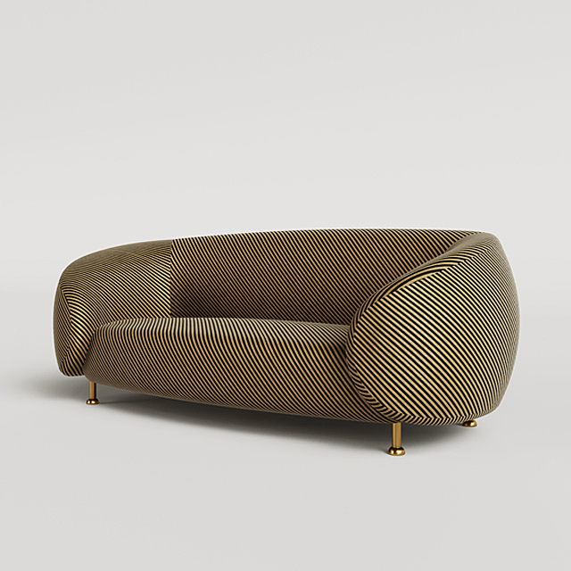 LUCIEN SOFA 3DS Max Model - thumbnail 2