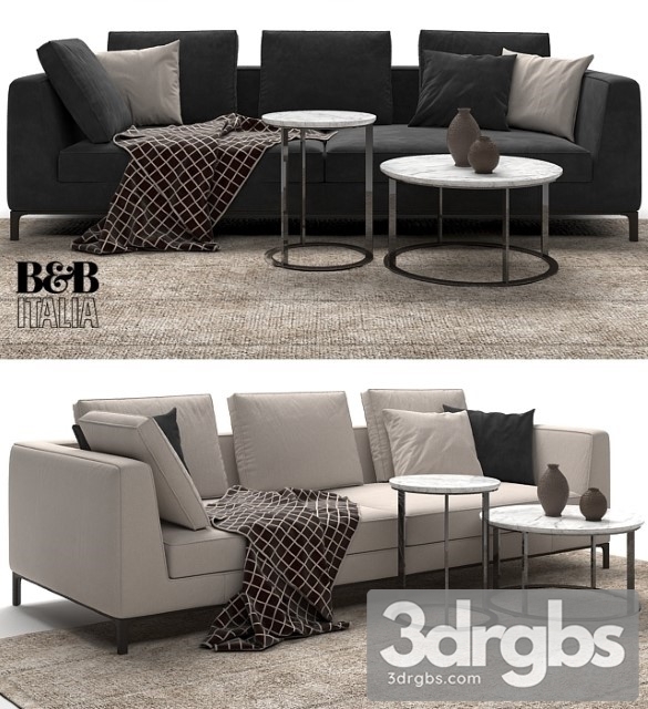 Lucrezia To Size Sofa 3dsmax Download - thumbnail 1