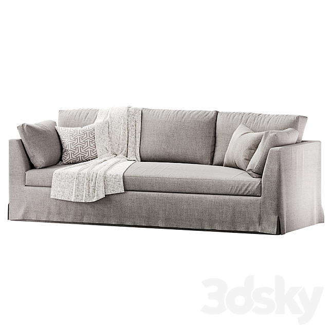 Lulu and Georgia “Coen Slipcover Sofa” 3ds Max - thumbnail 3