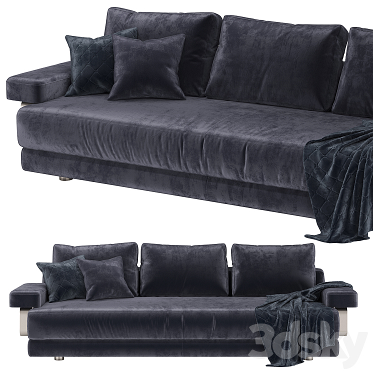 LUXURY LIVING LUXENCE sofas ROYALE 3DS Max Model - thumbnail 2