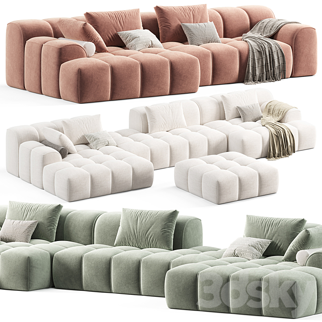 Luzaro Magnetic Sofa 3ds Max - thumbnail 3