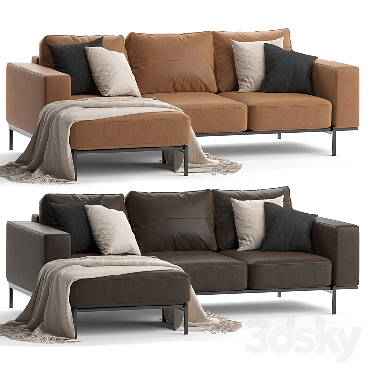 MADE – Jarrod corner sofa 3DS Max Model - thumbnail 1