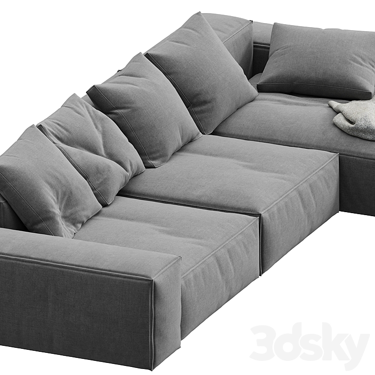 Magri Sofa by Tuo Divano 3DS Max Model - thumbnail 2