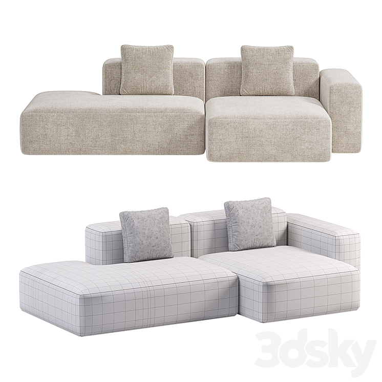 Mags Soft Sofa 3DS Max Model - thumbnail 2