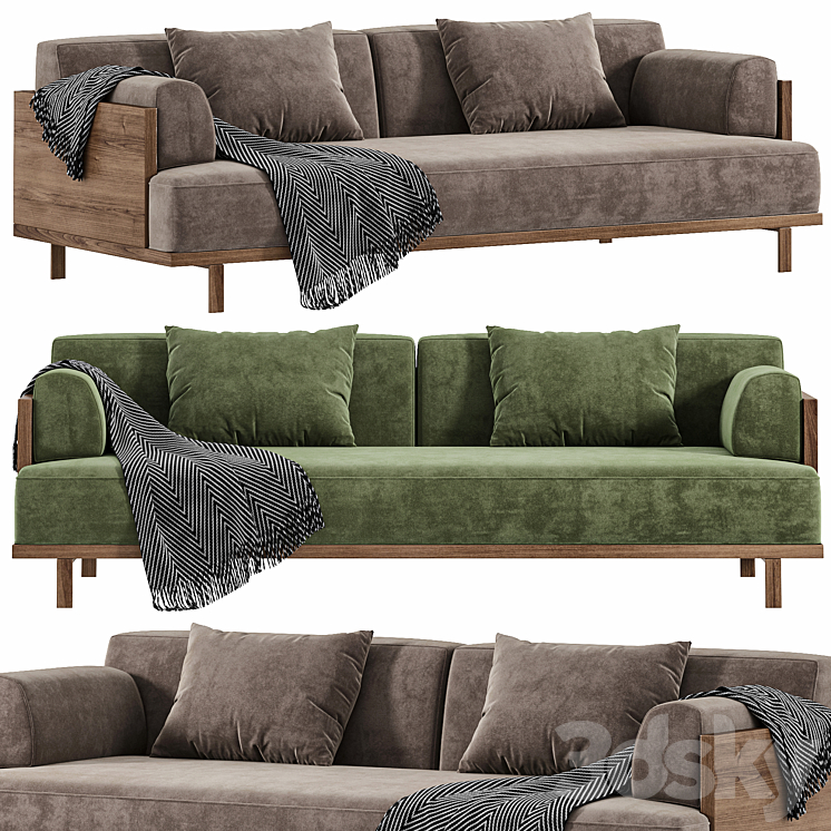 Maria Sofa By Rove Concepts Collection 3DS Max Model - thumbnail 1