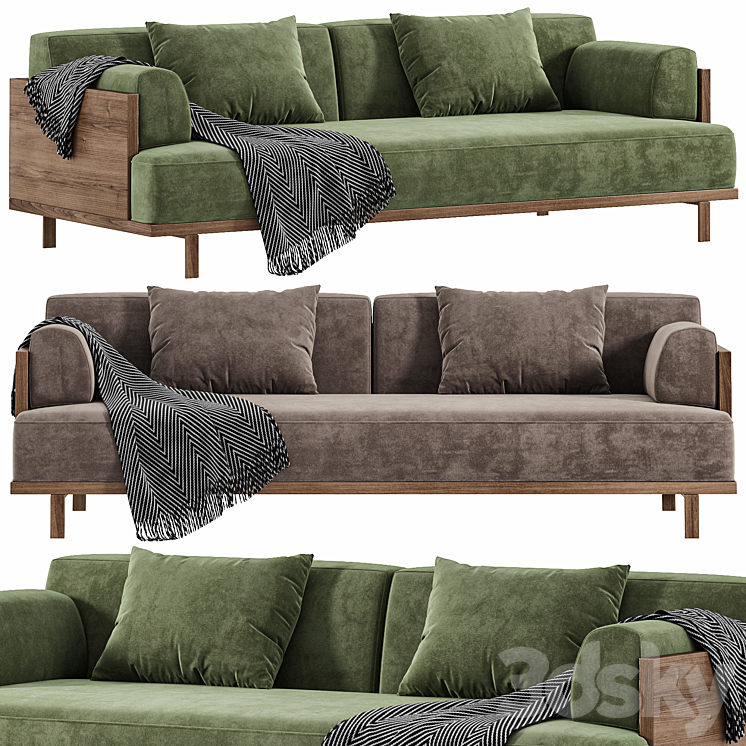 Maria Sofa By Rove Concepts Collection 3DS Max Model - thumbnail 2