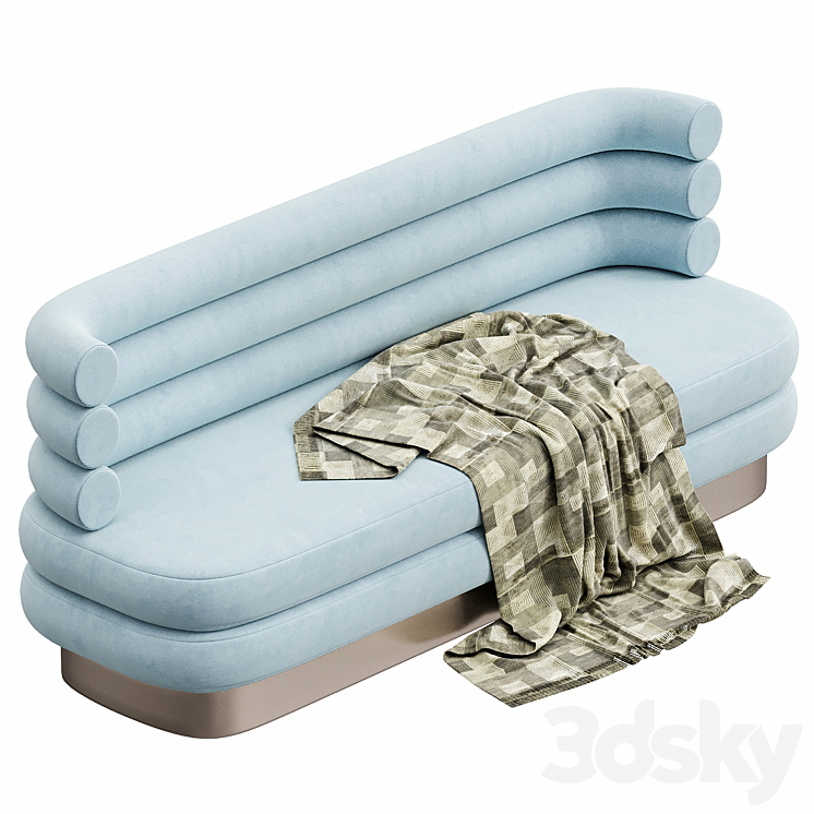 Marshmallow Sofa 3DS Max Model - thumbnail 2