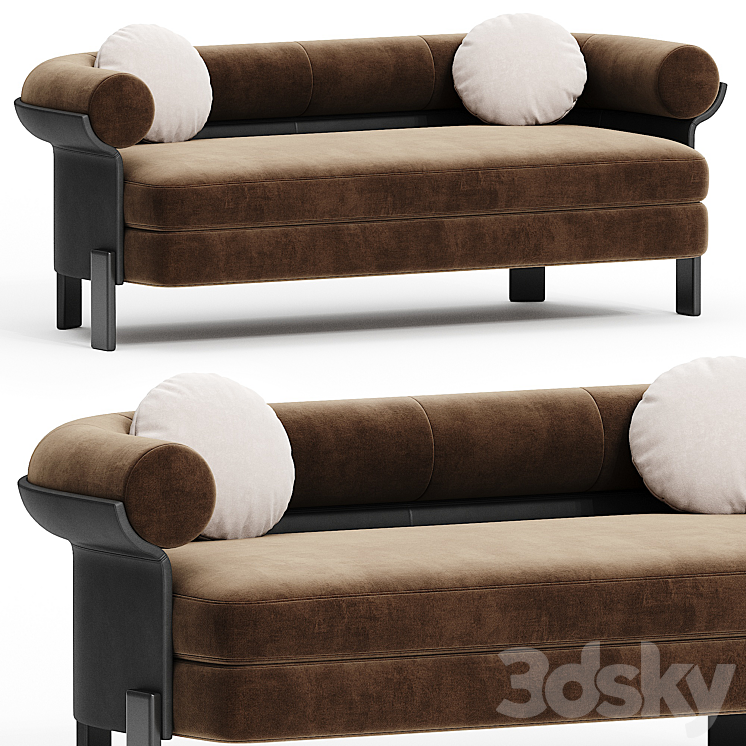 Mattia Sofa 3DS Max Model - thumbnail 1