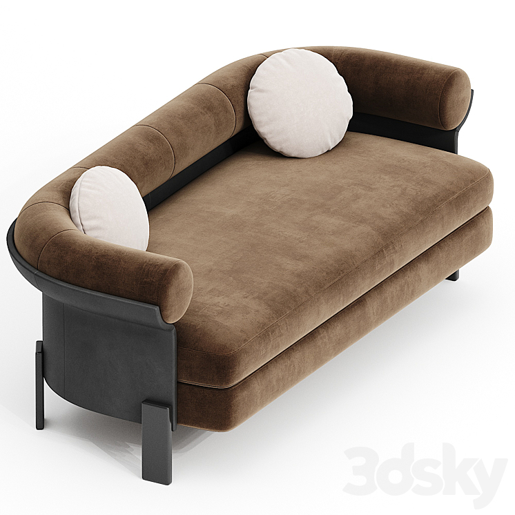 Mattia Sofa 3DS Max Model - thumbnail 2