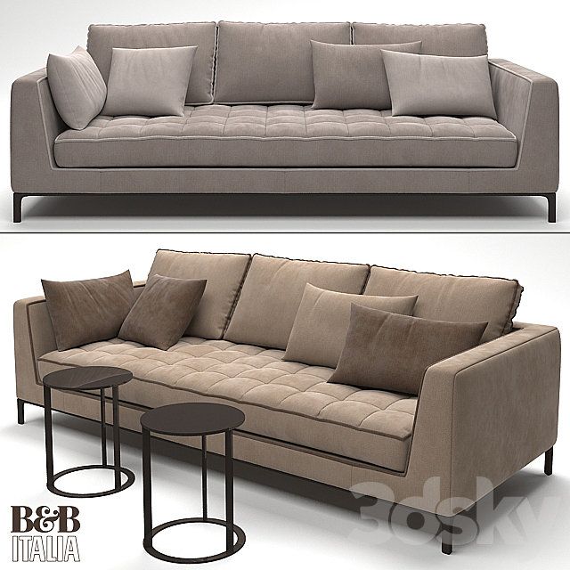 Maxalto B & B Italia Lucrezia Sofa 3DSMax File - thumbnail 1