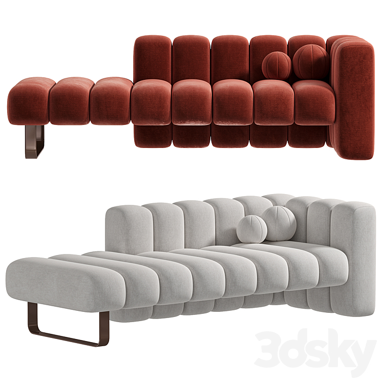 MEDEA 1905 Sofa 3DS Max Model - thumbnail 2