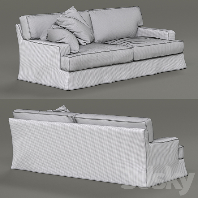 Meridiani James sofa 3DSMax File - thumbnail 2