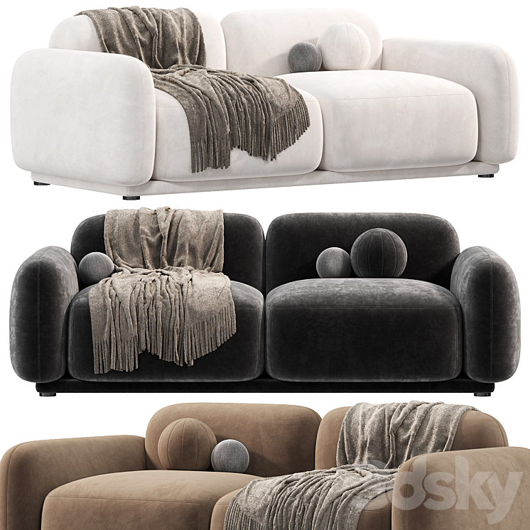 Mikka Sitzer Sofa by nvgallery sofas 3DS Max Model - thumbnail 3