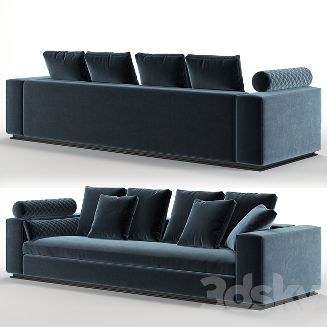 Minotti _ Leonard _ DIVANO CM 293 3DSMax File - thumbnail 2