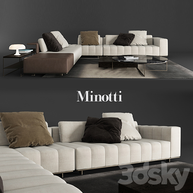 Minotti FREEMAN TAILOR 3DSMax File - thumbnail 1