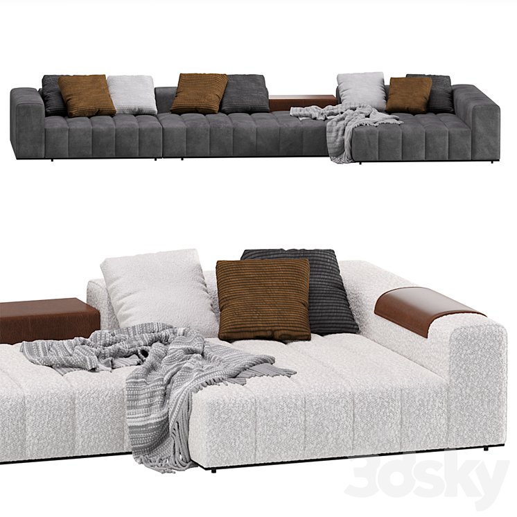 Minotti Goodman Modular Sofa 03 3DS Max Model - thumbnail 2