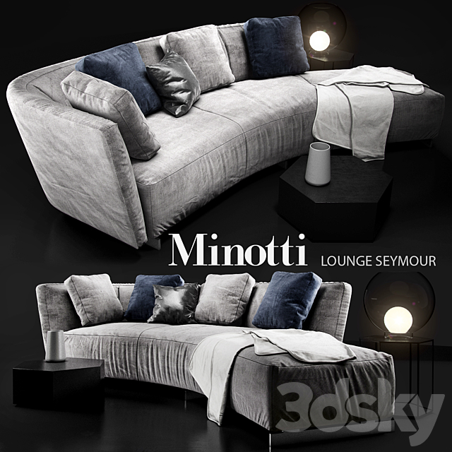 Minotti LOUNGE SEYMOUR 3DSMax File - thumbnail 1