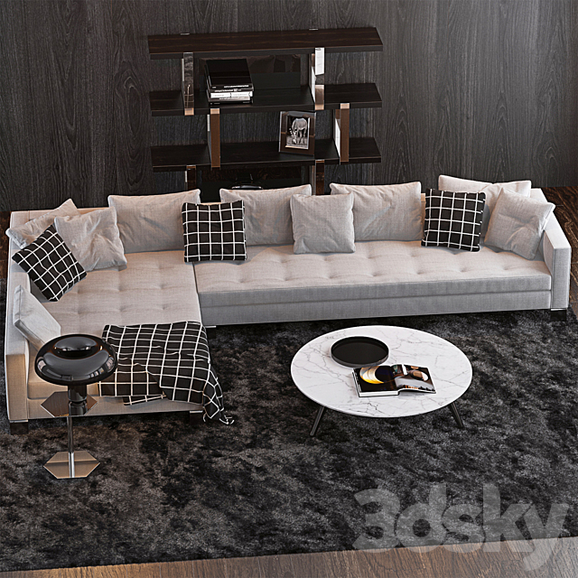 Minotti Set 13 3DSMax File - thumbnail 2