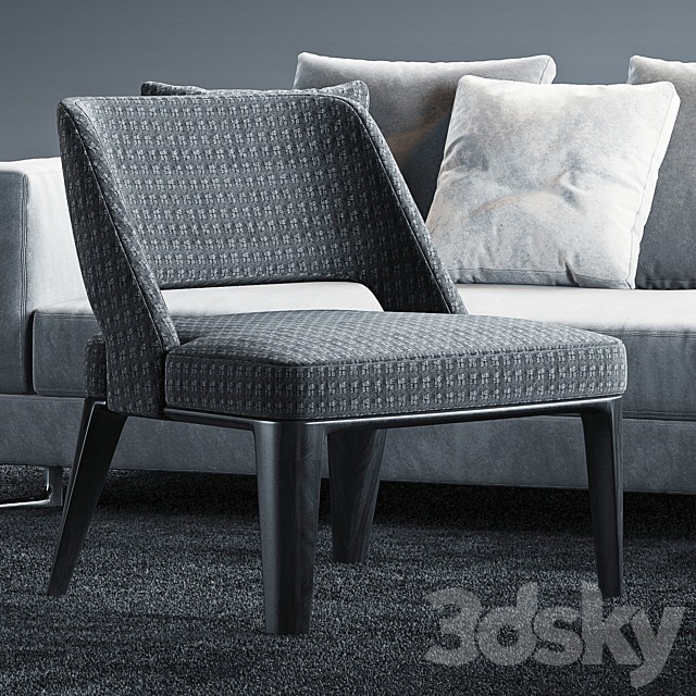 Minotti Set 5 3DSMax File - thumbnail 2