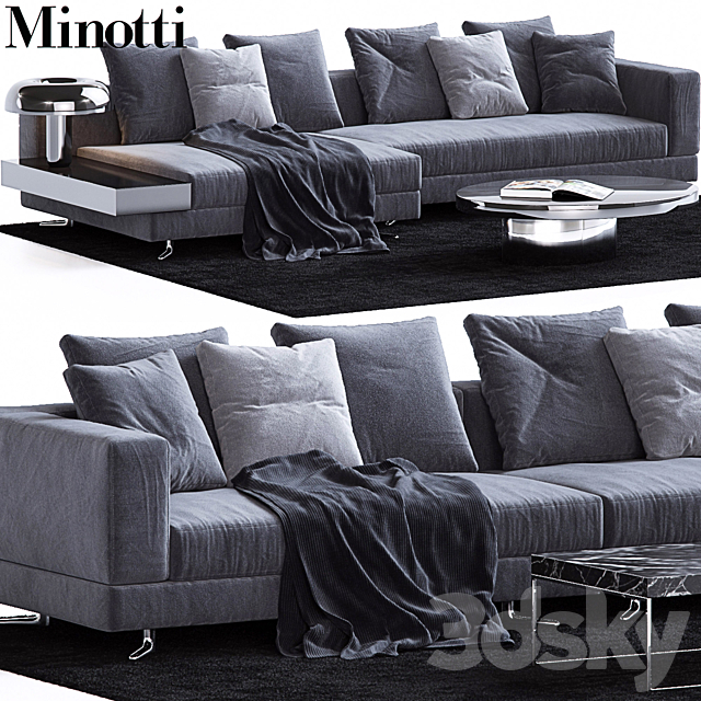 Minotti Set 6 3DSMax File - thumbnail 1