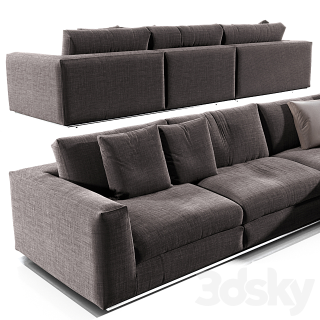 Minotti_Hamilton_corner_option 3DSMax File - thumbnail 2