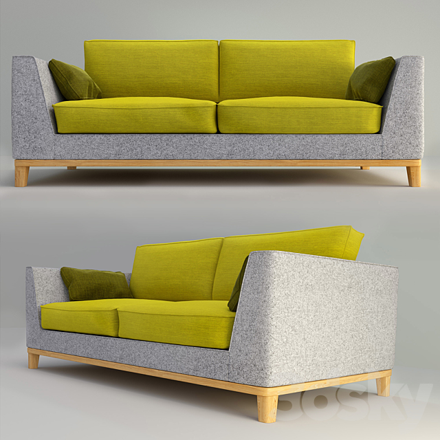 Missana Gatsby Sofa 3DSMax File - thumbnail 1