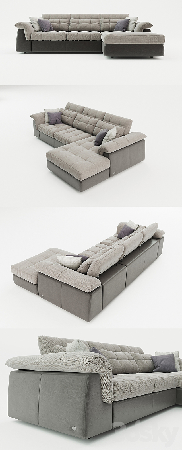 MODULAR SOFA 3DSMax File - thumbnail 2