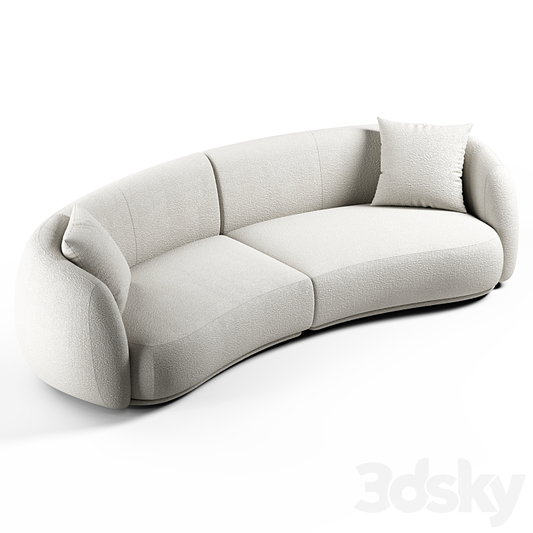 Moroso – Pacific sofa by Patricia Urquiola 3DS Max Model - thumbnail 2