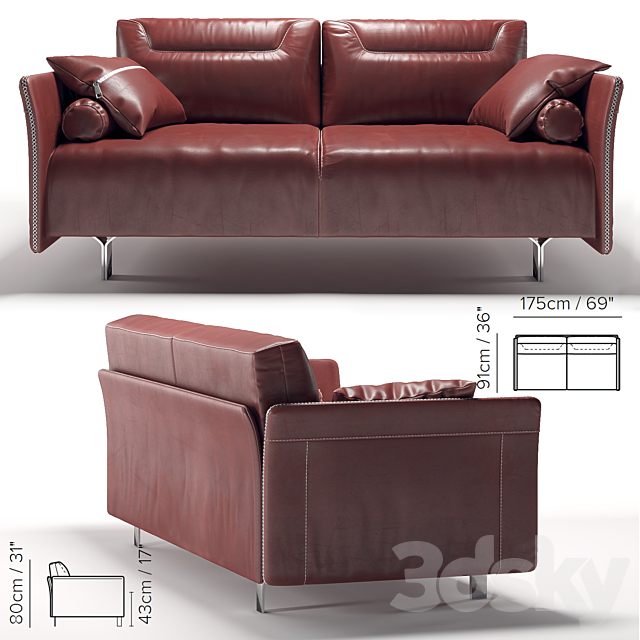 Natuzzi 3ds Max - thumbnail 2