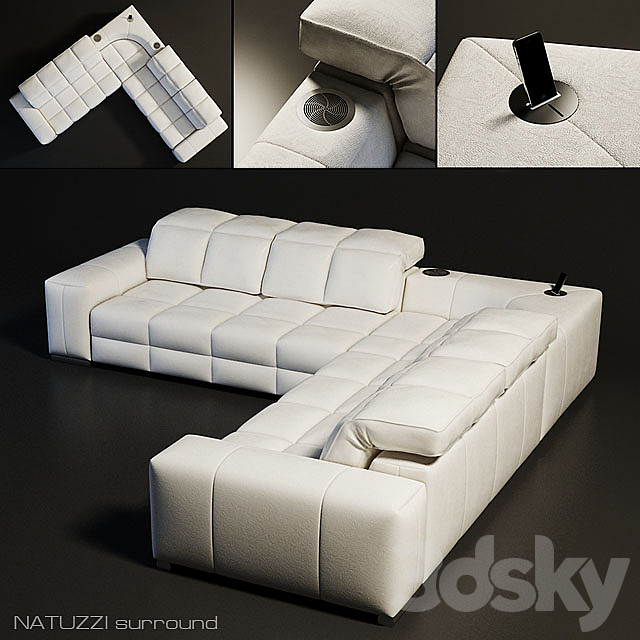 Natuzzi _ Surround 3DSMax File - thumbnail 1