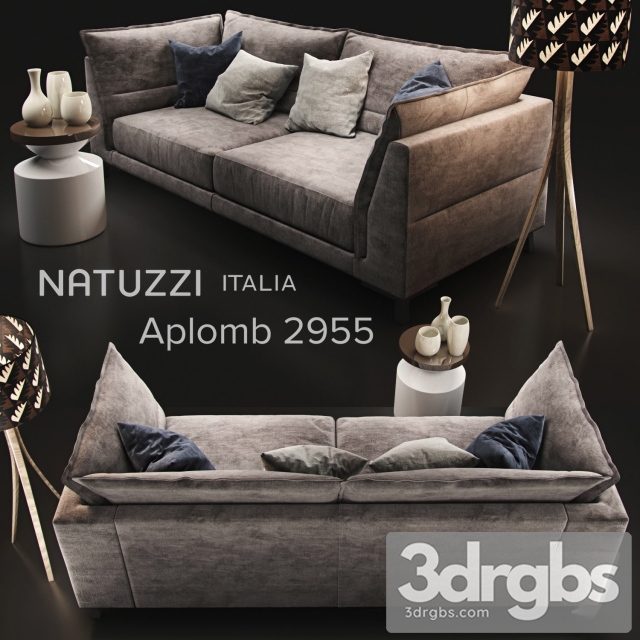 Natuzzi Italia Aplomb 2955 3dsmax Download - thumbnail 1