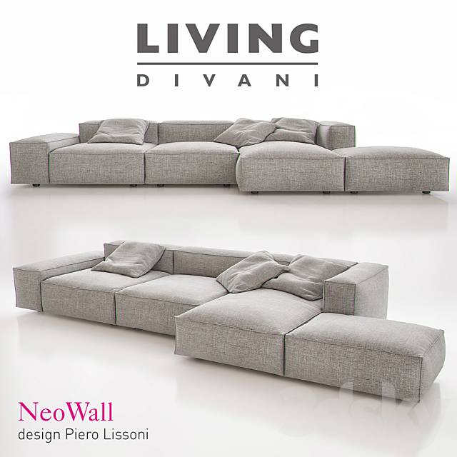 NEOWALL Sofa Composition I 3DSMax File - thumbnail 1