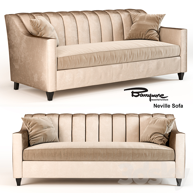 Neville sofa 3DSMax File - thumbnail 1