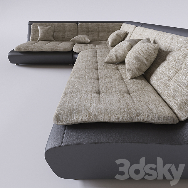 New look sofa – Pearl 3DS Max Model - thumbnail 2