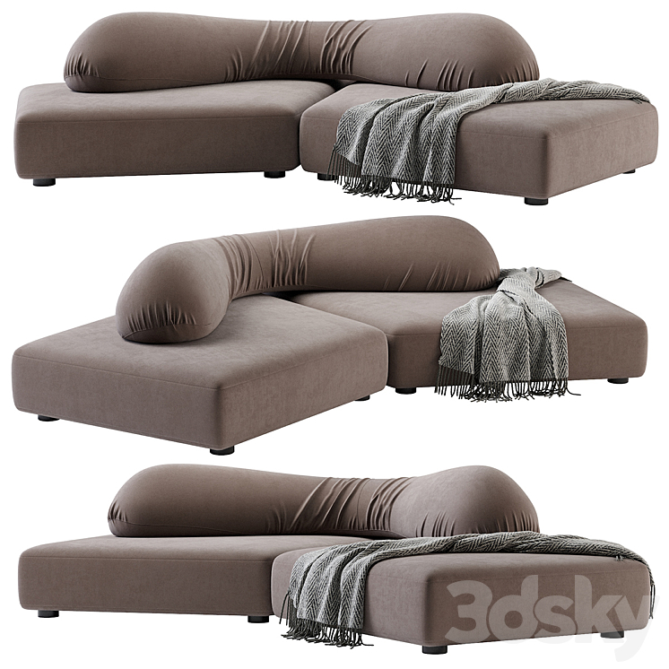 On The Rocks EDRA Sofa 3DS Max Model - thumbnail 1