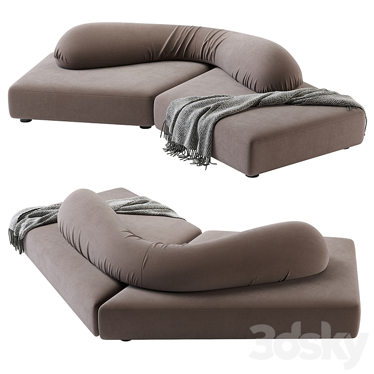 On The Rocks EDRA Sofa 3DS Max Model - thumbnail 2