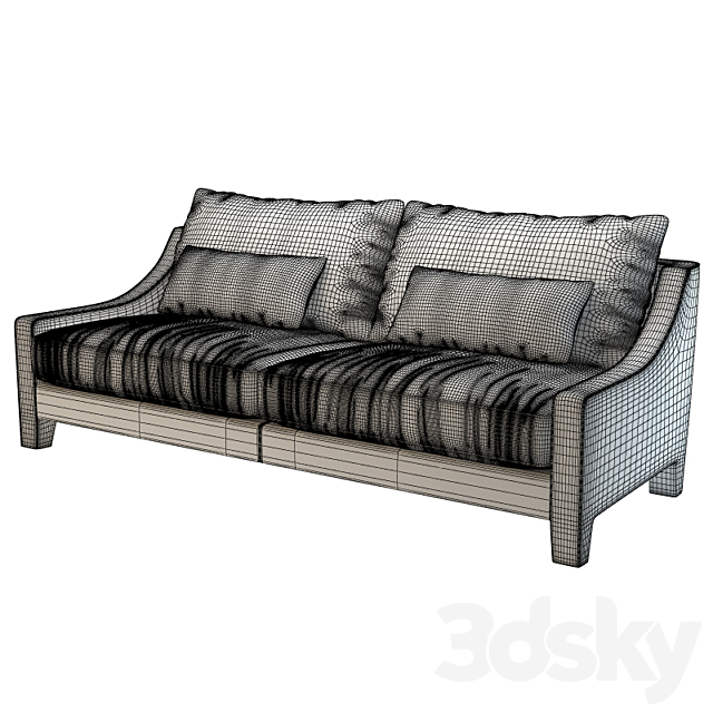 Opera Contemporary Rosalie sofa 3DSMax File - thumbnail 3