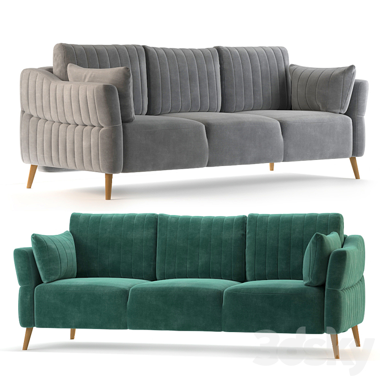 Ornin sofa 3DS Max Model - thumbnail 1