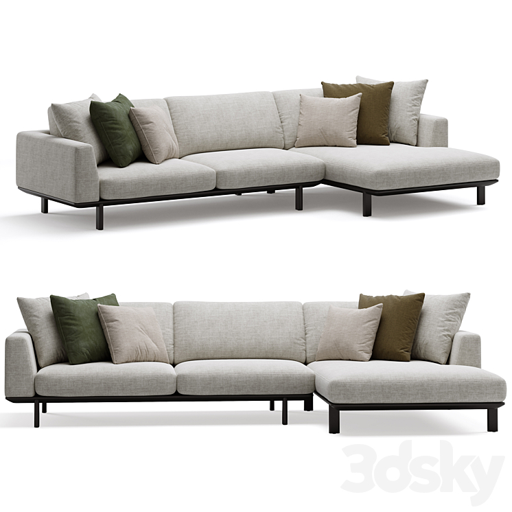 Otway Modular Sofa by CoshLiving Kett 3DS Max Model - thumbnail 1