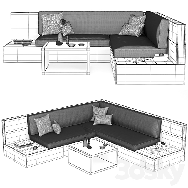 Outdoor furniture 3DSMax File - thumbnail 2