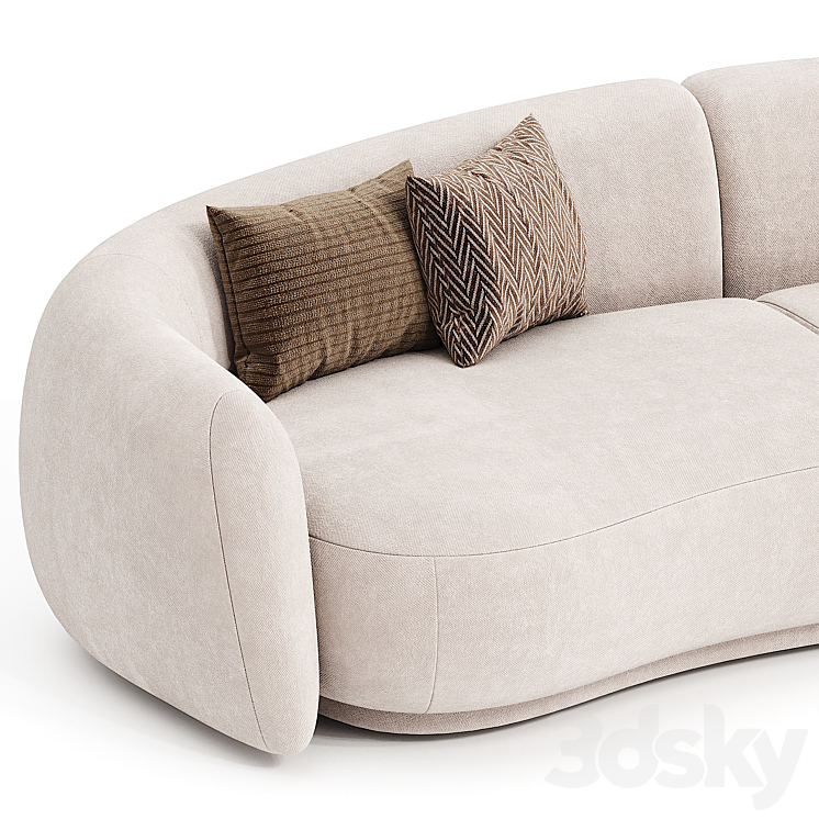 PACIFIC | Sofa By Moroso 3DS Max Model - thumbnail 2