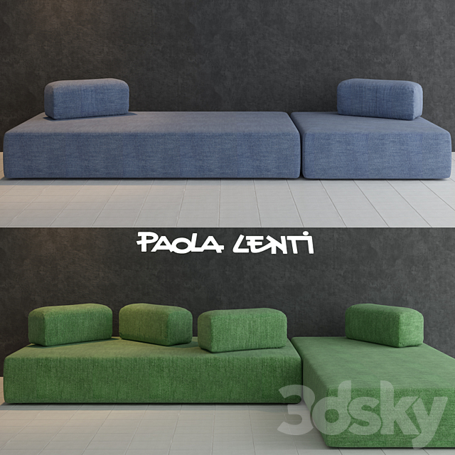 PAOLA LENTI Ribbon 3DS Max Model - thumbnail 2