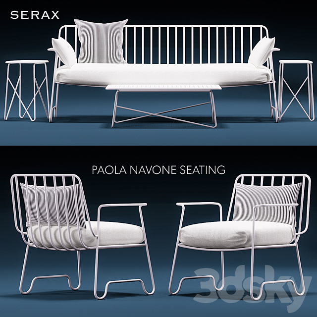 PAOLA SOFA SET 3DSMax File - thumbnail 1