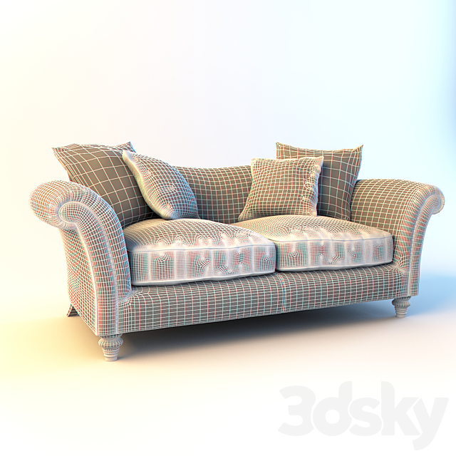 Parker Knoll Etienne 3DS Max Model - thumbnail 2