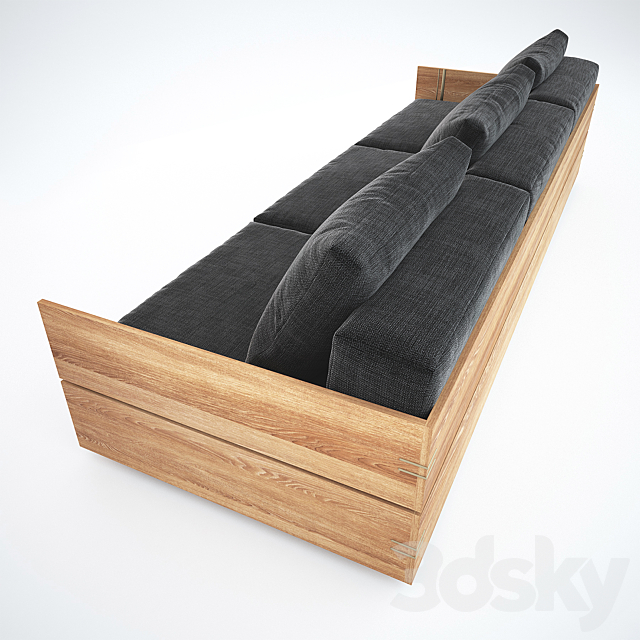 PAROS 96 “SOFA 3DS Max Model - thumbnail 2