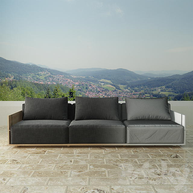 PAROS 96 “SOFA 3DS Max Model - thumbnail 3