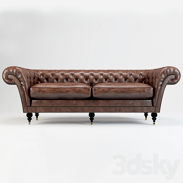 Philip Stanhope Sofa Chesterfield 3DSMax File - thumbnail 1