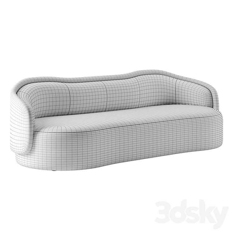 PIA sofa by Collection Particuliere 3DS Max Model - thumbnail 2