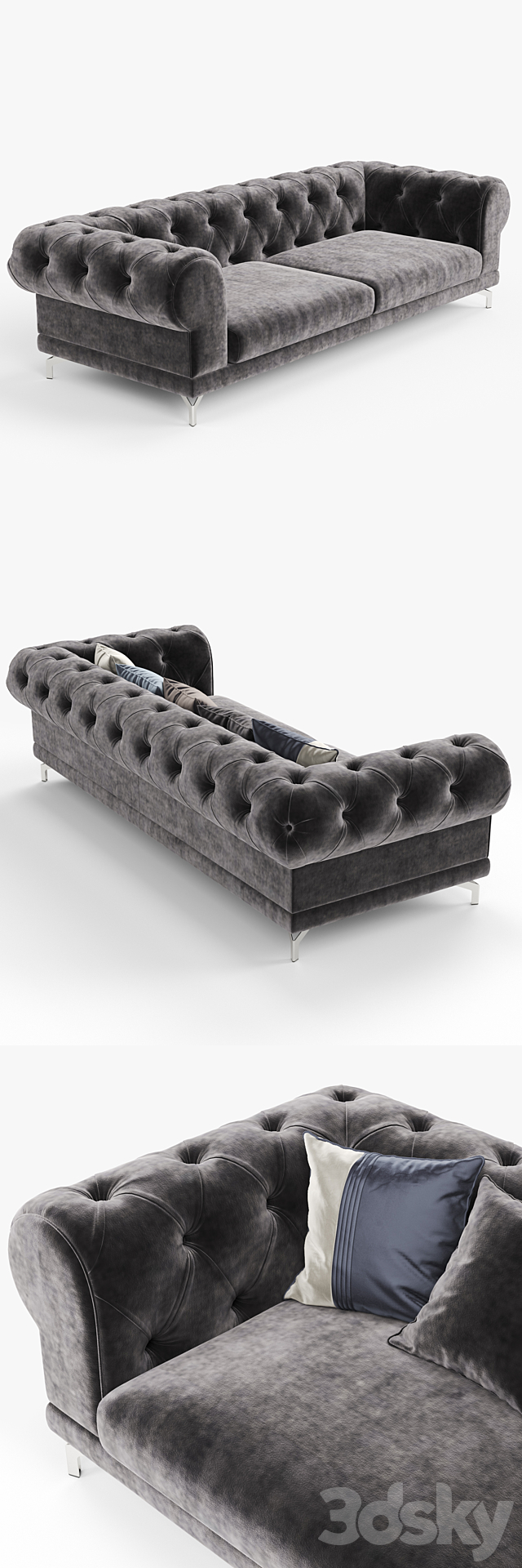 Piermaria Andre Sofa 3DSMax File - thumbnail 2